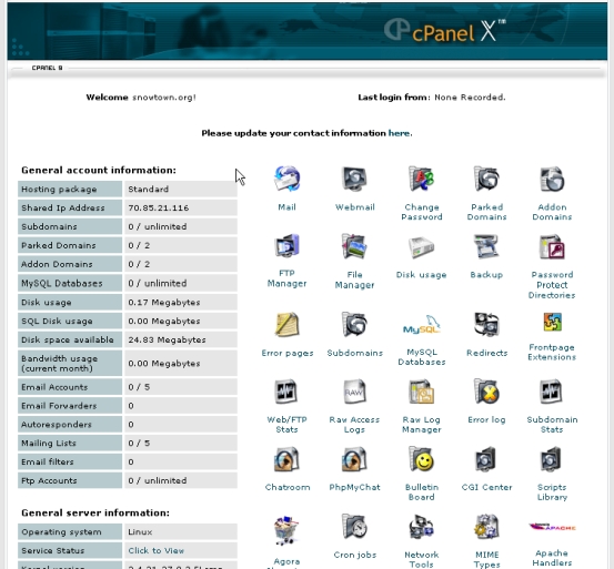cpanel